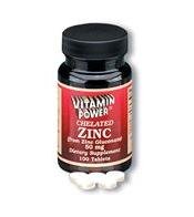 Chelated Zinc 50 mg - 100 Tablets