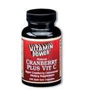 Cranberry Plus Caps (with Vitamin C - 100mg) - 100 Capsules
