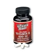 Vitamin E 400 IU - Oil Free - 100 Capsules