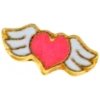 Heart With Wings Charm
