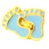 Baby Boy Feet Charm