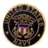 Navy Logo Charm