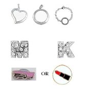 MK Beauty Consultant Charm Locket Set
