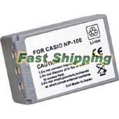 Casio NP-100, NP-100DBA Rechargeable Digital Camera Battery