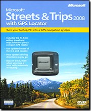 Microsoft Streets & Trips 2008 w/ GPS Locat