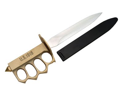 WWI Trench Knife with Metal Boot Sheath