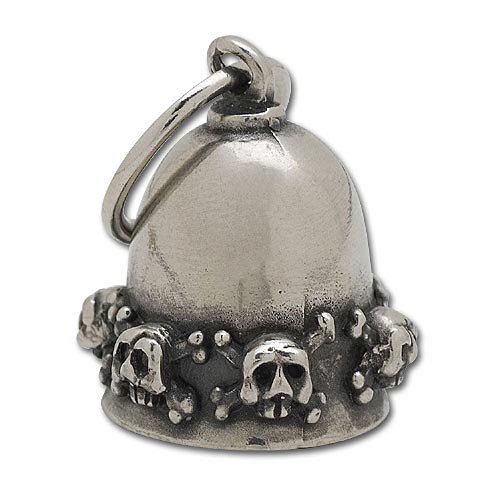 Biker Motorcycle Gremlin Bell - Skull