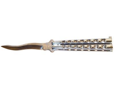 Kriss Blade Butterfly Knife - Silver
