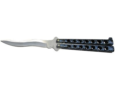 Kriss Blade Butterfly Knife - Blue