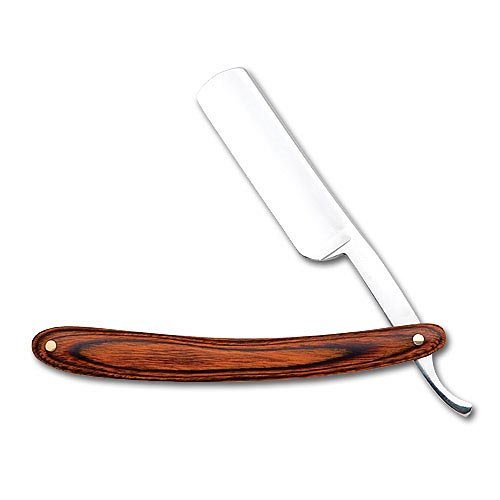 Natural Wood Straight Shaving Razor