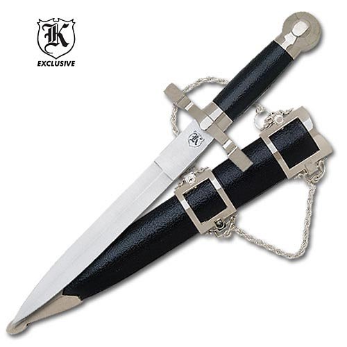 Medieval War Dagger with Sheath