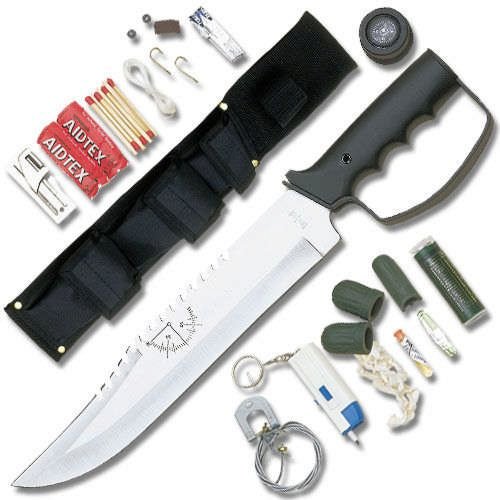 Bushmaster Survival Knife with Many Extras