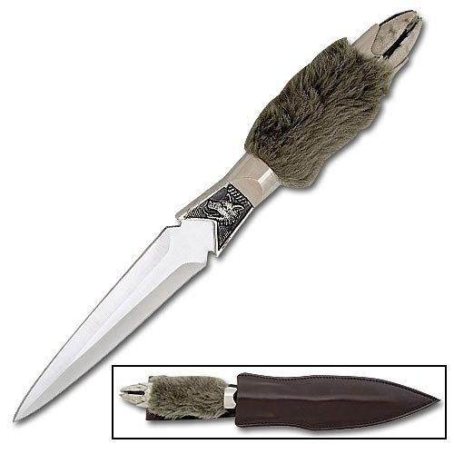 Wild Wolf Hunting Knife with Sheath