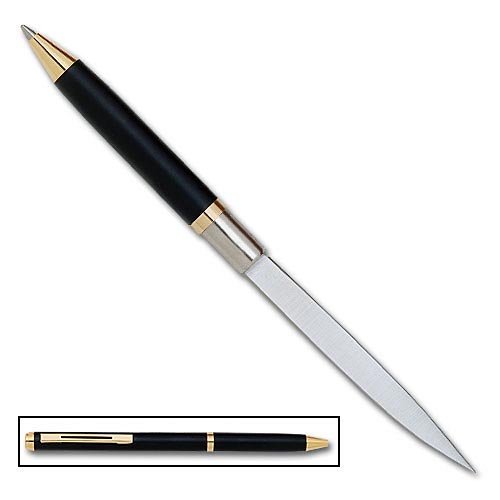 Black Ink Pen Knife
