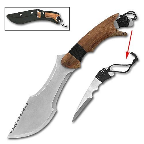 Paratrax Bowie Knife with Extra Removeable Blade