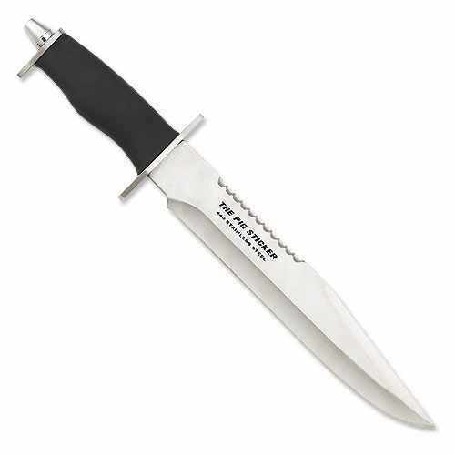 Pig Sticker Bowie Knife with Sheath