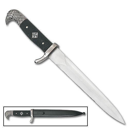 German Silver Eagle Dagger with Sheath