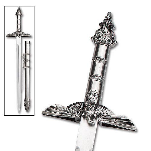 Silver German Dress Sword with Sheath