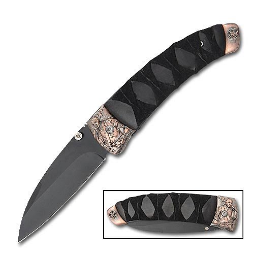 Samurai Warrior Folding Pocket Knife