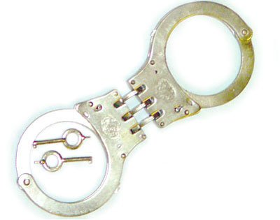 Steel Double Locking Hinged Handcuffs