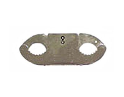 Nickel Plated Double-Locking Steel Thumbcuffs