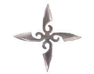 "Scorpion" 4 inch Throwing Star with Sheath