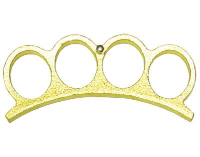 Brass Knuckles Paper Weight - Gold