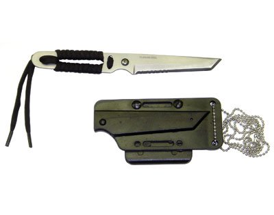 Navy Seals Tanto Neck Knife with Sheath