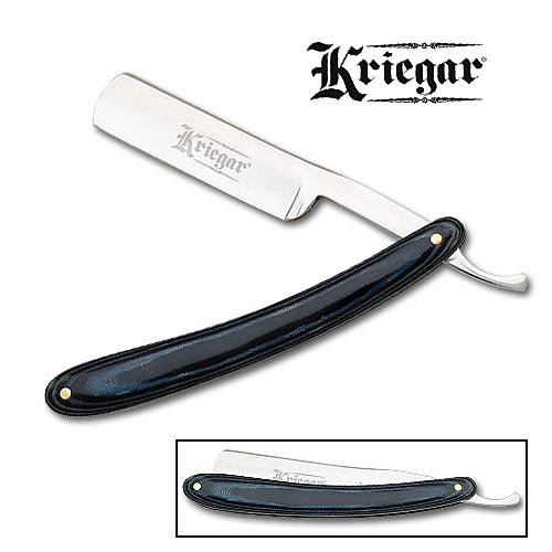 Kriegar Folding Straight Razor - Micarta