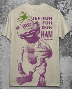 Licensed JEFF DUNHAM PEANUT T-Shirt XL X-Large Punk Emo Ventriliquist NEW