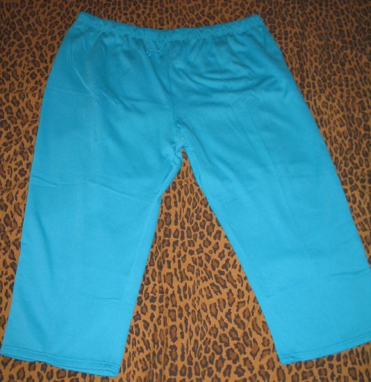 LANE BRYANT Venezia Blue Casual Pants Sweats Lounge PJ Plus 5X Retail $35 NEW WITH TAGS