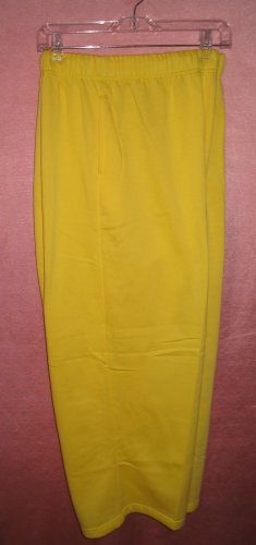 LANE BRYANT Venezia Yellow Stretch Plus Pants Sweats 5XP NEW With Tags