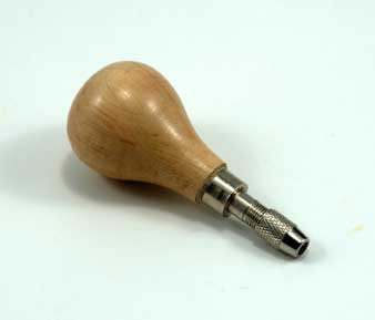 Mushroom Pin Vise - Wooden Handle