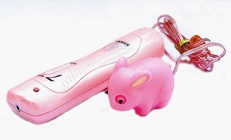 Cute Sparkling Pink Bunny Rabbit Waterproof 7 Function Massager