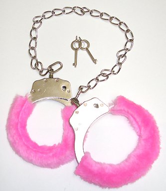 Pleasure Pink Furry Handcuffs