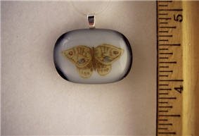 Fused Glass Pendant: Design #59