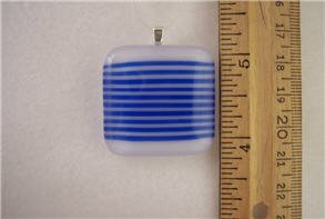 Fused Glass Pendant: Design #78