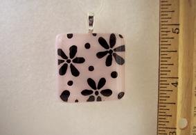 Fused Glass Pendant: Design #101