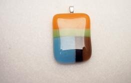 Fused Glass Pendants: Design #112