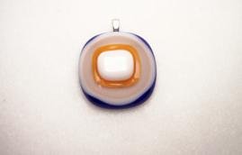 Fused Glass Pendants: Design #133