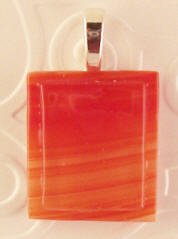 Fused Glass Pendant: Design #39