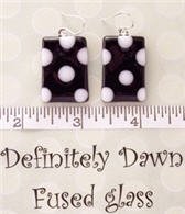 Fused Glass Earrings: Design #7