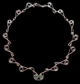 Egyptian-Style Owl Head Necklace