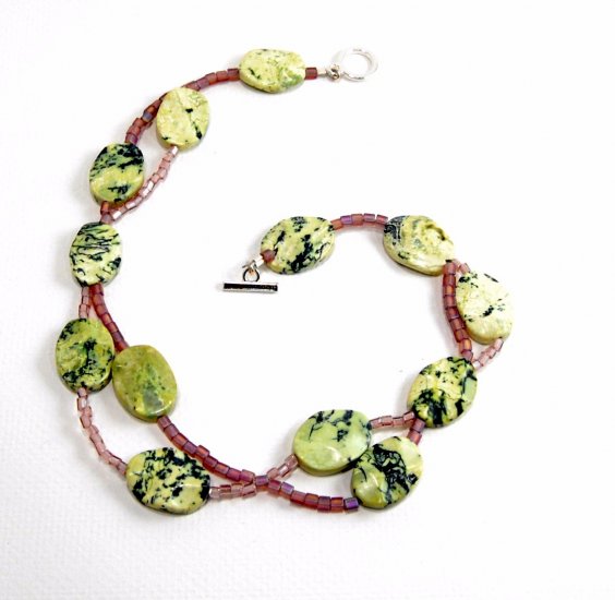 Multistrand Agate Necklace