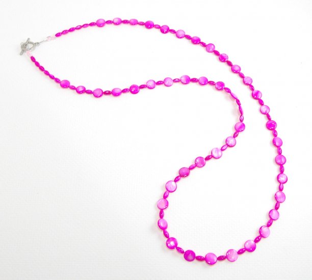 Pink Mother of Pearl Necklace