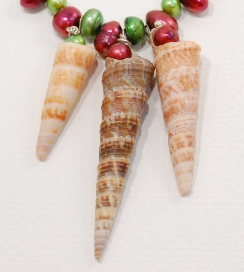 Freshwater Pearl and Shell Necklace