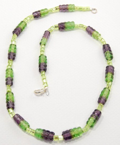 Green and Purple Necklace