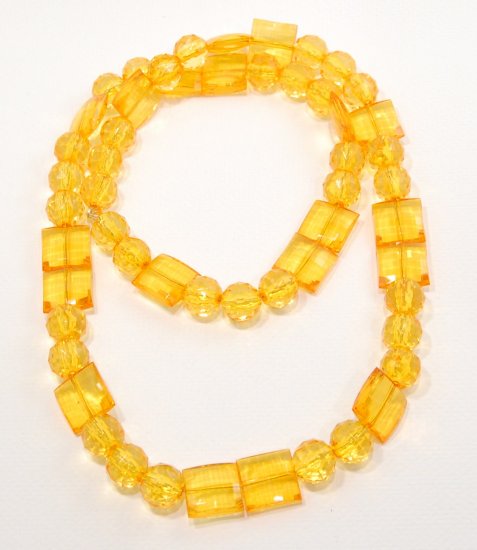 Amber Resin Necklace