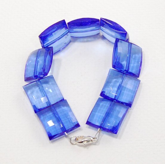 Blue Resin Bracelet