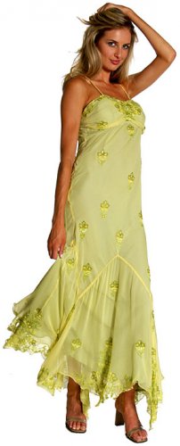 Donna Asymmetric Full Length Formal Dress item #sd1027